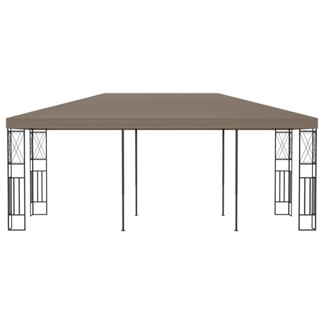 Prieel 6x3 m stof taupe
