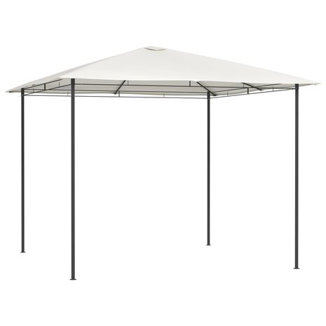 Prieel 160 g/m² 3x3x2,6 m crèmekleurig