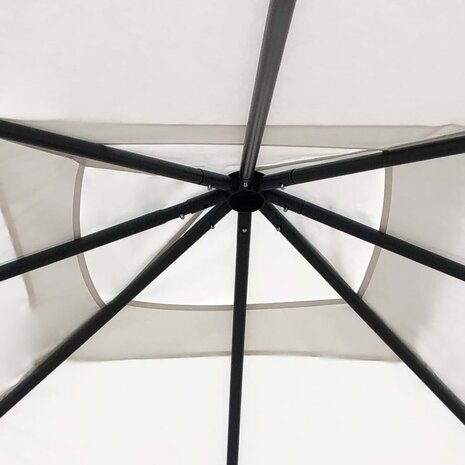 Prieel 160 g/m² 3x3x2,6 m crèmekleurig
