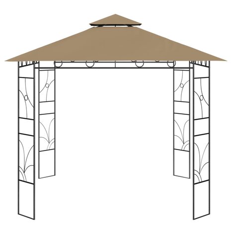 Prieel 160 g/m² 3x3x2,7 m taupe