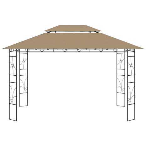 Prieel 160 g/m² 4x3x2,7 m taupe