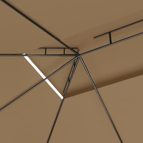 Prieel 160 g/m² 4x3x2,7 m taupe