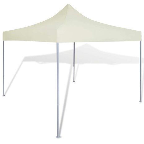 Partytent inklapbaar 3x3 m crème