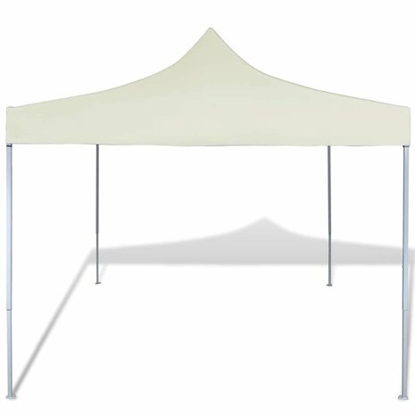 Partytent inklapbaar 3x3 m crème