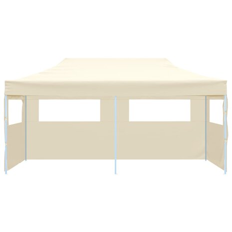 Partytent pop-up inklapbaar 3x6 m crème