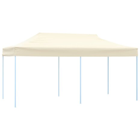 Partytent pop-up inklapbaar 3x6 m crème