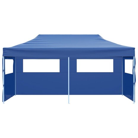 Partytent pop-up inklapbaar 3x6 m blauw