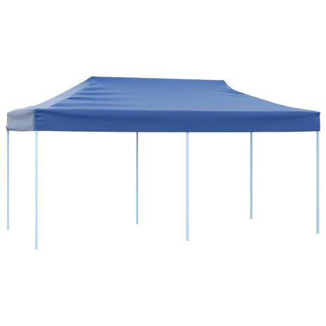 Partytent pop-up inklapbaar 3x6 m blauw