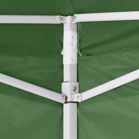 Vouwtent met 2 wanden 3x3 m groen