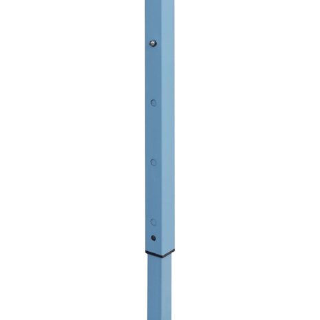 Vouwtent met 3 wanden 3x4,5 m blauw