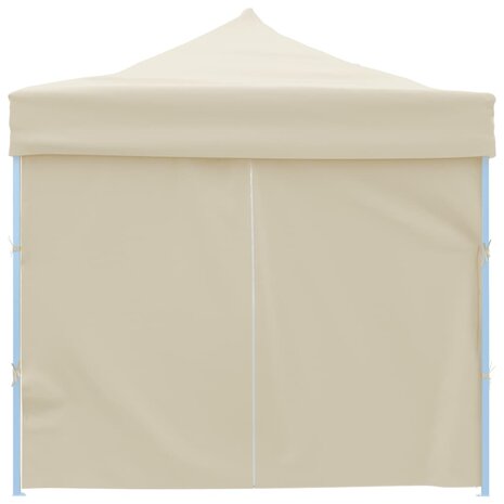 Vouwtent pop-up met 8 zijwanden 3x9 m crème