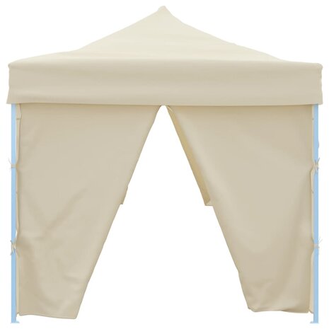 Vouwtent pop-up met 8 zijwanden 3x9 m crème