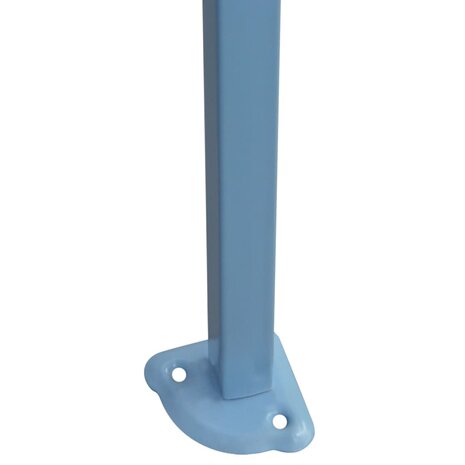 Vouwtent pop-up met 8 zijwanden 3x9 m blauw