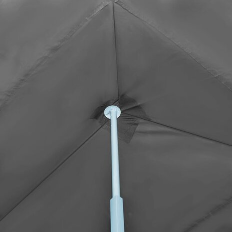 Vouwtent pop-up met 5 zijwanden 3x9 m antraciet