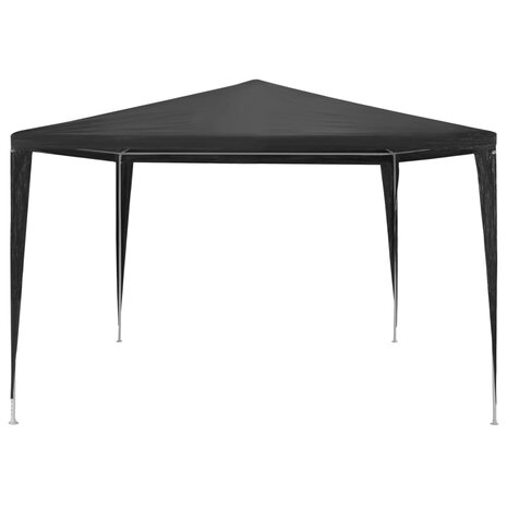 Partytent 3x3 m PE antraciet