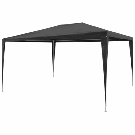 Partytent 3x4 m PE antraciet