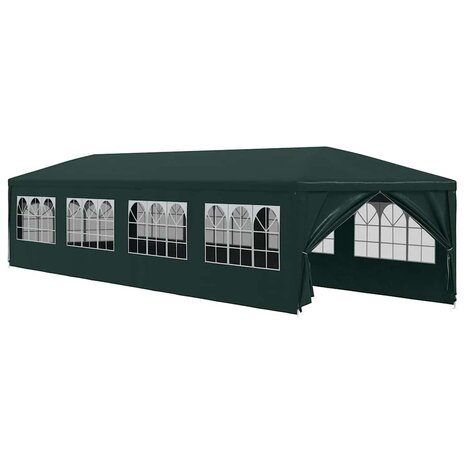 Partytent 3x12 m groen