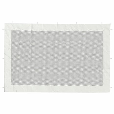 Tentwanden 2 st gaas wit en zwart