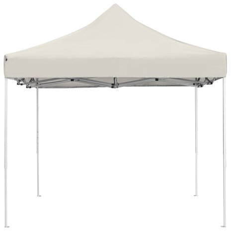 Partytent professioneel inklapbaar 4,5x3 m aluminium crème