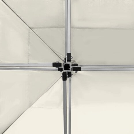Partytent professioneel inklapbaar 4,5x3 m aluminium crème