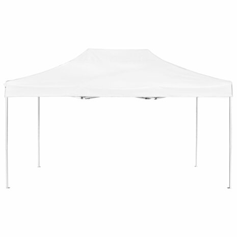 Partytent professioneel inklapbaar 4,5x3 m aluminium wit