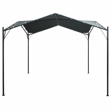 Prieel 3x3 m staal antraciet