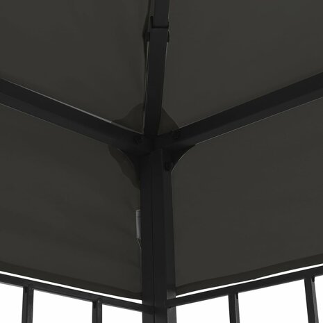 Prieel 3x6 m antraciet