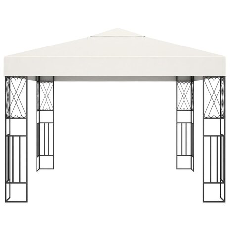 Prieel 3x3 m stof crème