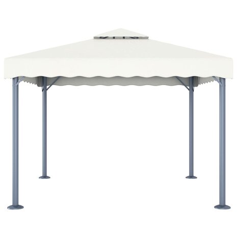 Prieel 300x300 cm aluminium crème