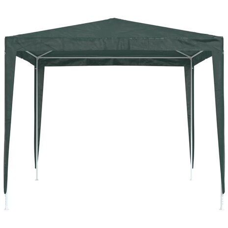 Partytent professioneel 90 g/m² 2,5x2,5 m groen