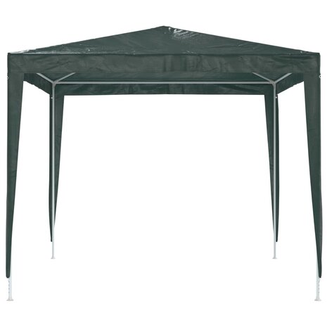 Partytent professioneel 90 g/m² 2,5x2,5 m groen