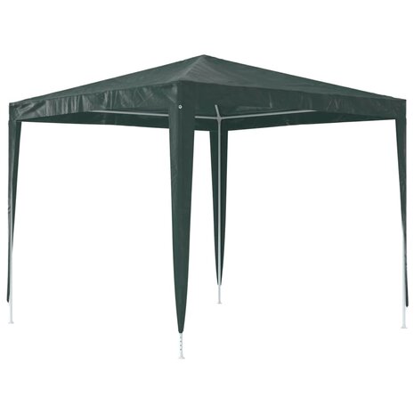 Partytent professioneel 90 g/m² 2,5x2,5 m groen