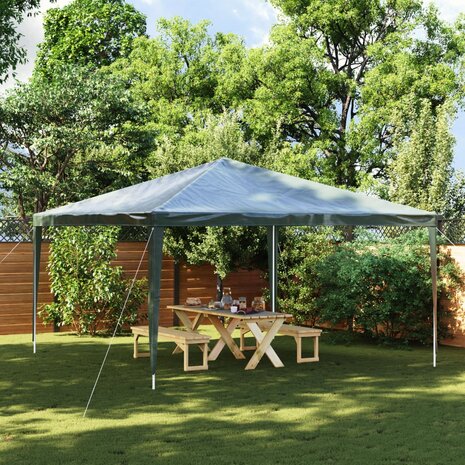 Partytent professioneel 90 g/m² 4x4 m groen