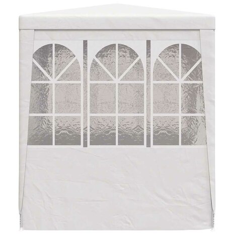 Partytent met zijwanden professioneel 90 g/m² 2x2 m wit
