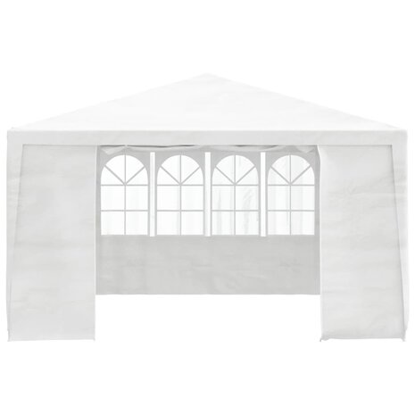 Partytent met zijwanden professioneel 90 g/m² 4x4 m wit