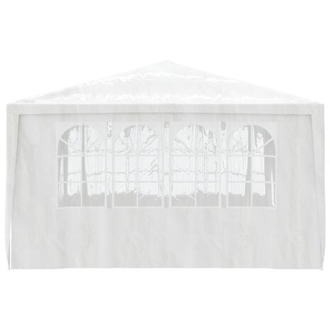 Partytent met zijwanden professioneel 90 g/m² 4x4 m wit