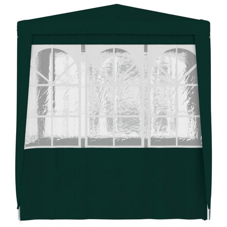 Partytent met zijwanden professioneel 90 g/m² 2x2 m groen