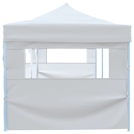 Partytent pop-up met 5 zijwanden 3x9 m wit
