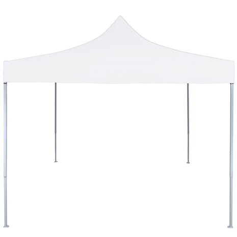 Partytent professioneel inklapbaar 2x2 m staal wit