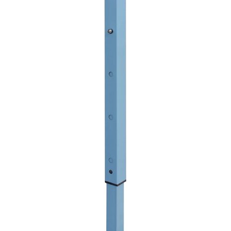 Partytent inklapbaar 3x4 m staal blauw