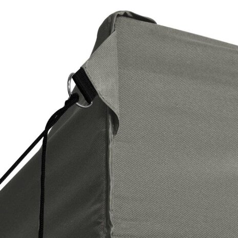Partytent inklapbaar 3x4 m staal antraciet