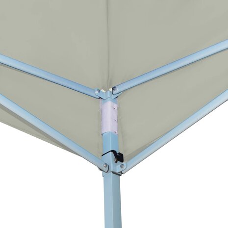 Prieel inklapbaar 5x5 m crème
