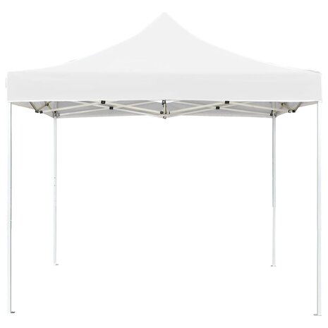 Partytent professioneel inklapbaar 2x2 m aluminium wit