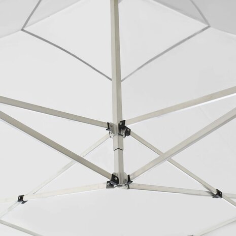 Partytent inklapbaar met wanden 2x2 m aluminium wit
