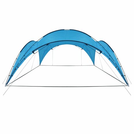Partytent boog 450x450x265 cm lichtblauw