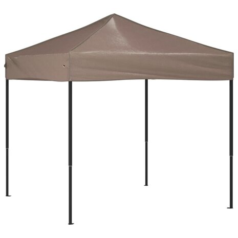 Partytent inklapbaar 2x2 m taupe