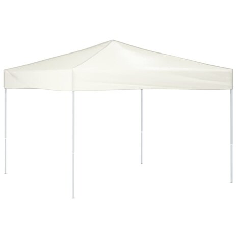 Partytent inklapbaar 3x3 m crèmekleurig