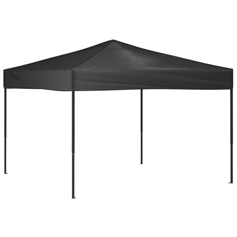 Partytent inklapbaar 3x3 m antracietkleurig