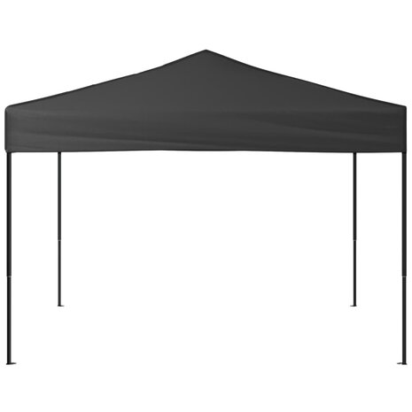 Partytent inklapbaar 3x3 m antracietkleurig