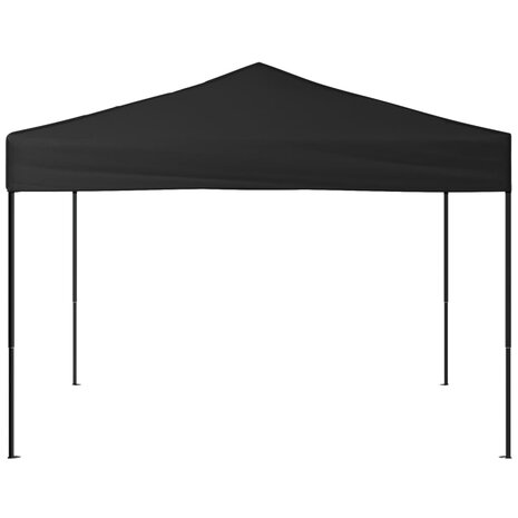 Partytent inklapbaar 3x3 m zwart